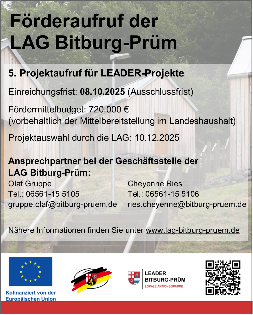 5.Förderaufruf LEADER 2025